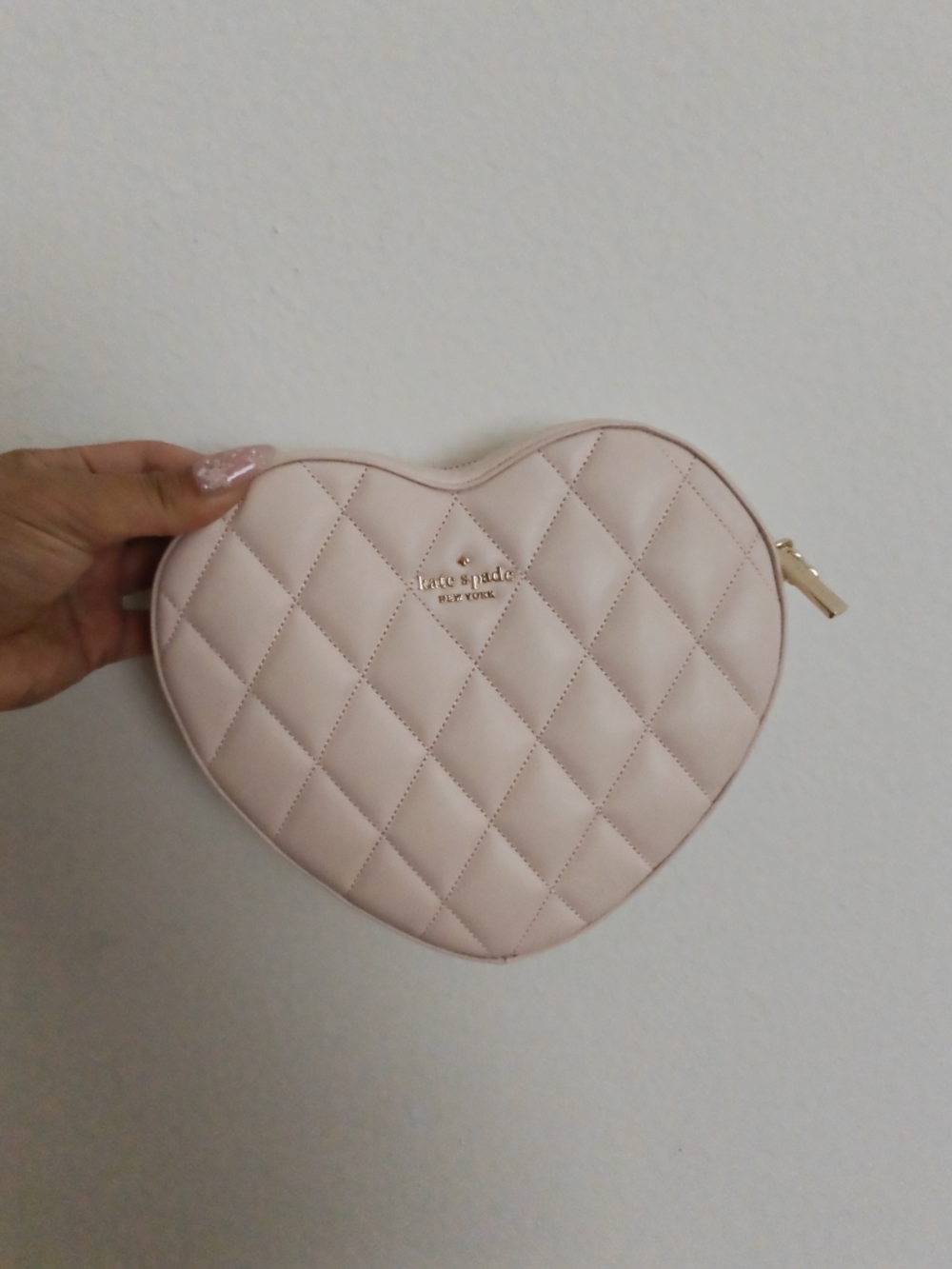 kate spade Heart Quilted Mini Bag - Blush - Picture 1 of 4